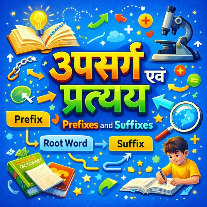 उपसर्ग एवं प्रत्यय (Prefixes and Suffixes)